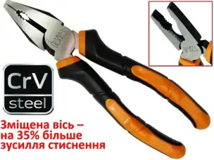 Плоскогубці CrV 200мм