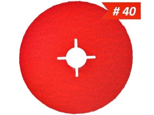 Фибровый круг для болгарки 125 мм P40 керамический Ceramic