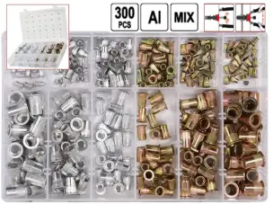 Заклепки різьбові 300шт М3-М10
