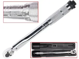 Ключ динамометрический 1/2″ CrV с диапазоном 28-210 Нм