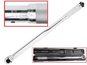 Ключ динамометрический 1/2″ CrV с расширенным диапазоном 70-350 Нм