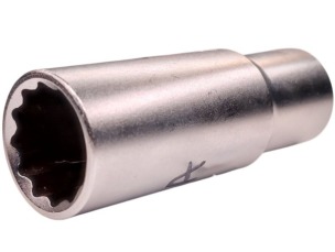 Двенадцатигранная длинная торцевая головка 1/2'' TopTul 20мм