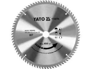 Пильний диск по дереву Yato 315х30х80зубов