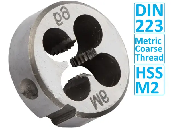 Плашка HSS M2 M6х1
