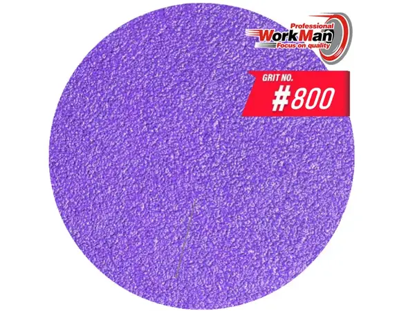 Круг на липучці WorkMan Ceramic 125мм P800 для передполірування