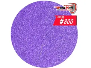Круг на липучці WorkMan Ceramic 125мм P800 для передполірування