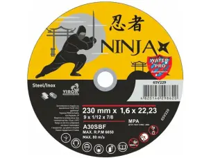 Відрізний диск для болгарки Ninja 230х1,6мм