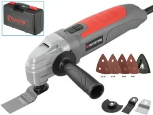 Реноватор Intertool DT-0523 (300 Вт) с набором насадок в кейсе