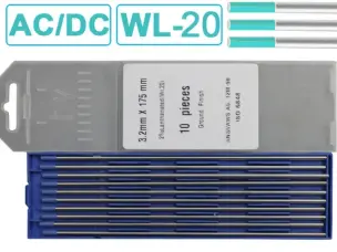 Вольфрамовий електрод WL-20 3.2 мм (Синій) універсальний AC/DC