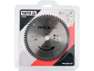 Диск з напайками для чистого різу циркуляркою 190x20x60зубов Yato