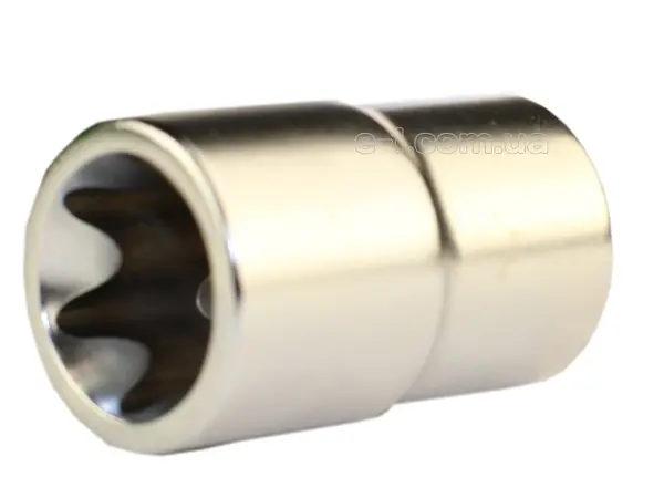 Головка торцева зірочка E20 Toptul 1/2" Cr-V (коротка)