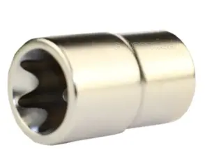 Головка торцевая звездочка E20 Toptul 1/2" Cr-V (короткая)