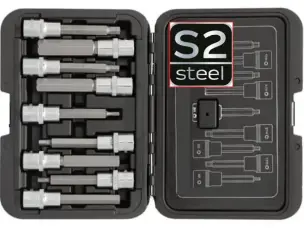 Головки с шестигранником удлиненным S2 1/2'' HEX 4-17мм
