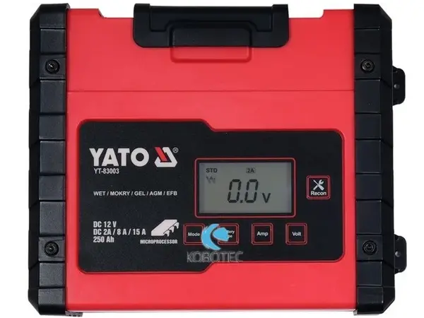 Зарядний пристрій до 15 ампер Yato YT-83003