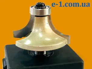 Фреза 1017 D37 h17 d8 R12 кромочная калевочная на підшипнику