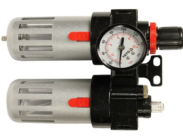 Блок підготовки повітря AIR 1/4" (Фільтр-регулятор + Лубрикатор)