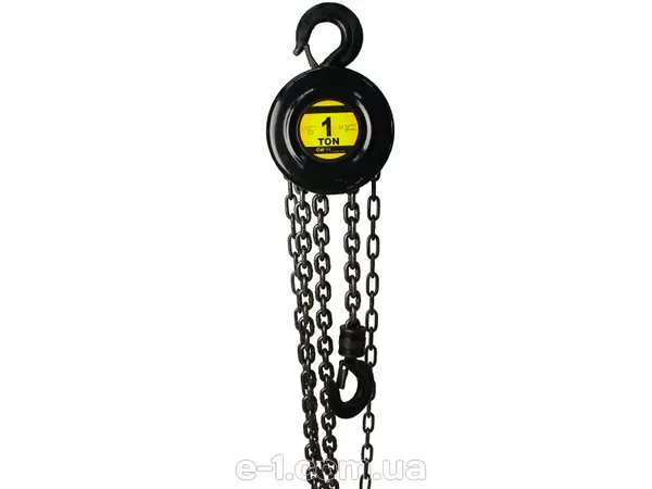 Таль ручная цепная 1 т, высота подъема 1.25 м