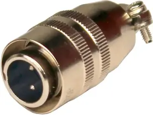 Штекер керування GX12 2-pin для TIG пальників | Кабельний роз'єм