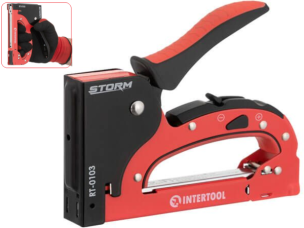 Степлер будівельний Intertool RT-0103 під скобу 4-14 мм