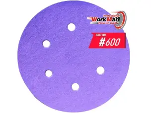 Круг WorkMan Ceramic P600 для финишной полировки лака 150 мм