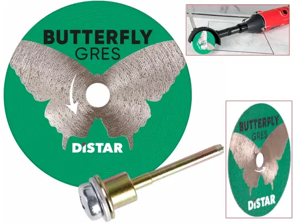 Круг алмазний для гравера по плитці Distar Butterfly 45 мм