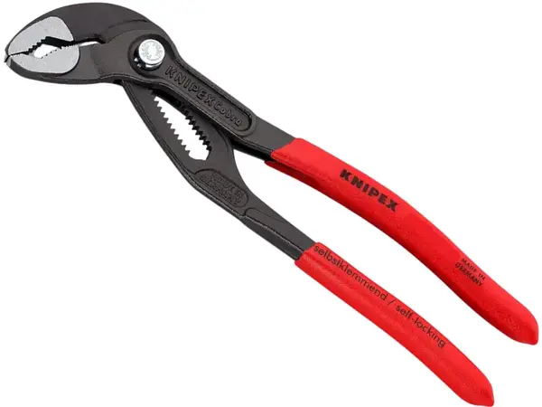 Кліщі переставні Knipex Cobra 180 мм з кнопковим регулюванням
