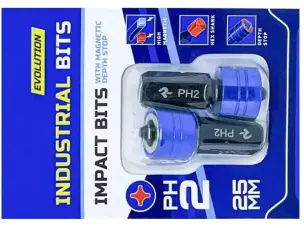 Біти для гіпсокартону PH2 ударні з обмежувачем (2 шт.)