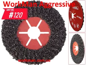 Фібровий круг шліфувальний 125 мм P120 Aggressive