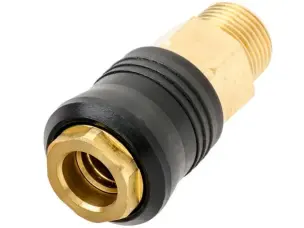 Швидкознімач латунний із зовнішньою різьбою 3/8"