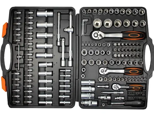 Набір інструменту 1/2", 3/8", 1/4" 171 од. CrV універсальний