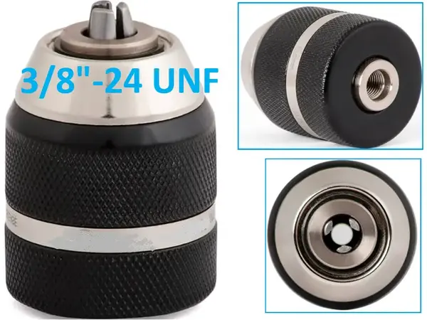 Быстрозажимной патрон  3/8"-24 UNF 1-10мм