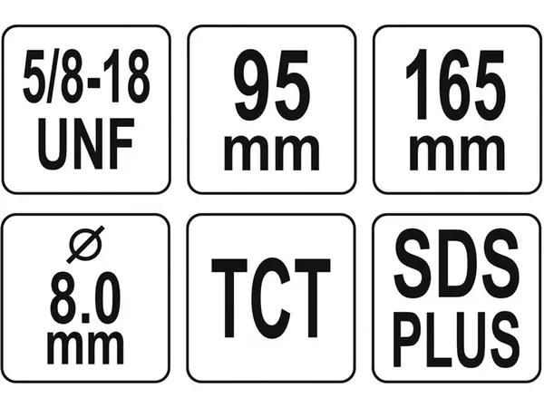 Тримач коронок по цегли під перфоратор SDS+