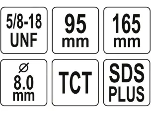 Тримач коронок по цегли під перфоратор SDS+