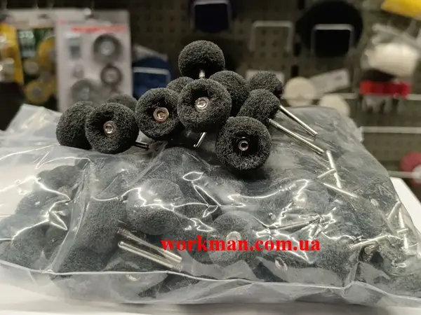 Шлифовальные насадки для гравера Скотч Брайт WorkMan 25-Р1000 100шт