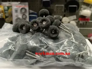Шлифовальные насадки для гравера Скотч Брайт WorkMan 25-Р1000 100шт