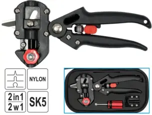 Прививочный секатор PRO SK5/50Mn 2w1