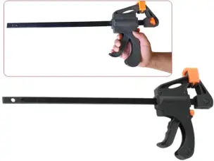 Струбцина швидкозатискна пістолетна WorkMan Automatic 300х60 мм