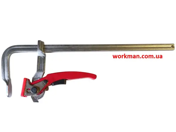 Струбцина швидкозатискна важільна WorkMan Lever 80х300 мм