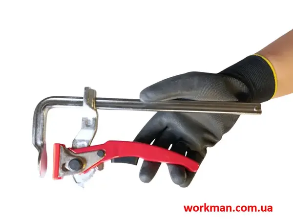 Струбцина швидкозатискна важільна WorkMan Lever 60х200 мм