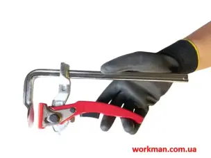 Струбцина швидкозатискна важільна WorkMan Lever 60х200 мм