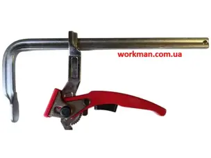 Струбцина швидкозатискна важільна WorkMan Lever 60х200 мм