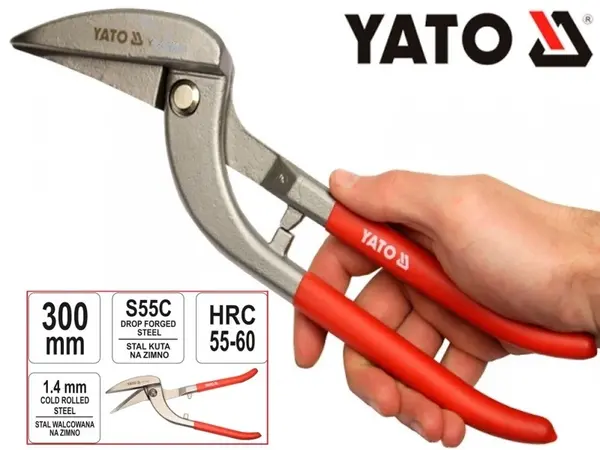 Ножницы по металлу Пеликаны Yato 300мм
