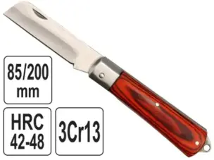 Нож электрика складной 85/200мм 3Cr13