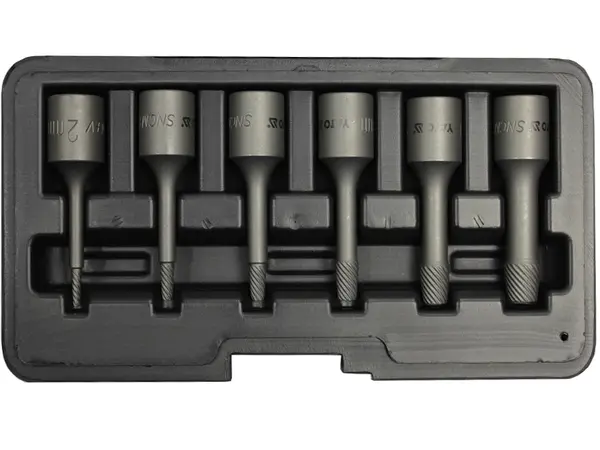 Екстрактори болтів 6 шт 3/8" сталь 8660 (2-10 мм)