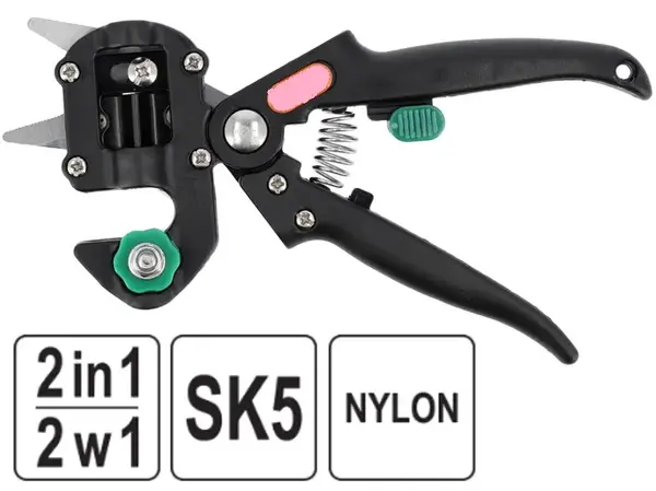 Прививочный секатор SK5/50Mn 2w1