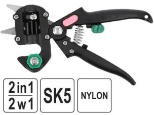 Прививочный секатор SK5/50Mn 2w1
