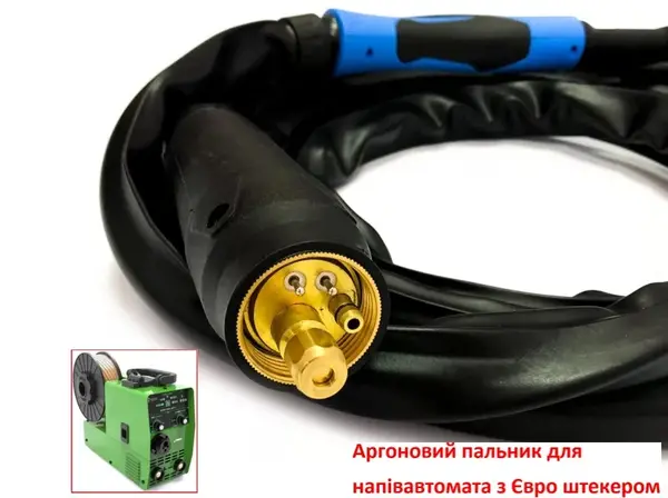 Аргоновая горелка TIG-26 с разъемом Euro (KZ-2) для полуавтомата