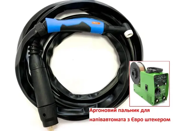 Аргоновая горелка TIG-26 с разъемом Euro (KZ-2) для полуавтомата
