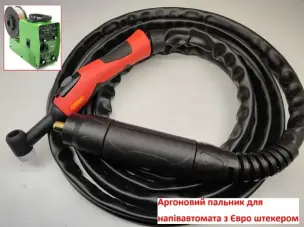 Аргоновая горелка TIG-26 с разъемом Euro (KZ-2) для полуавтомата