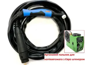 Аргоновая горелка TIG-26 с разъемом Euro (KZ-2) для полуавтомата